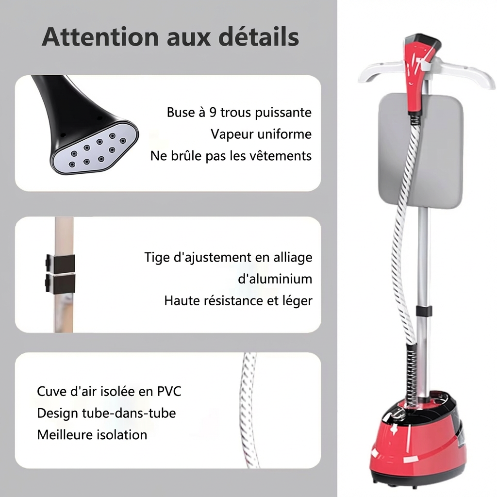 Défroisseur vapeur pro 2000W