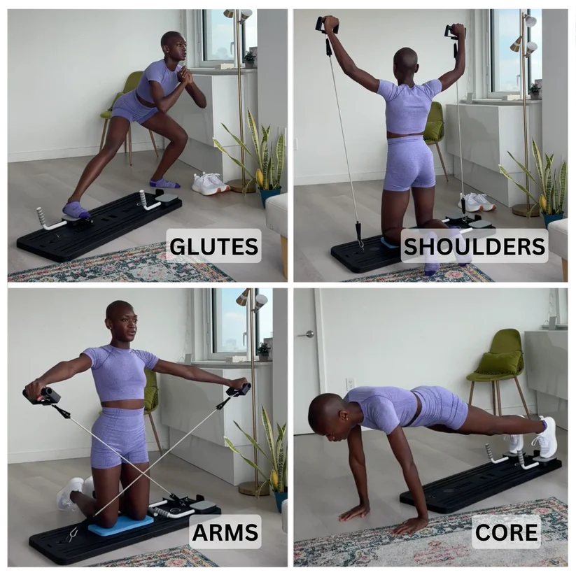 Pilate  de Fitness Multifonctionnel Portable