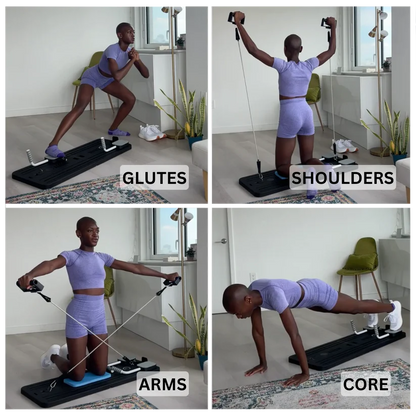 Pilate  de Fitness Multifonctionnel Portable